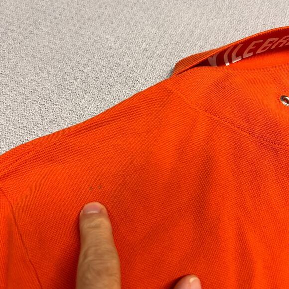Vilebrequin Polo Shirt Mens XXL Orange Cotton Knit Classic Preppy Activewear - Picture 7 of 9
